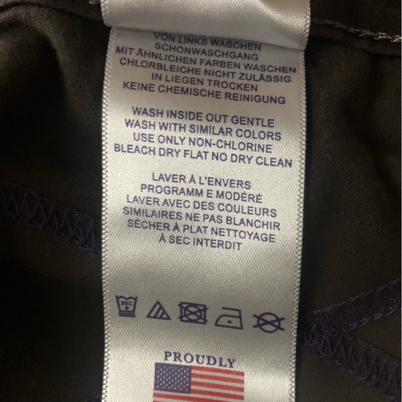 NYDJ Alina Legging Brown Stretch Pants Size 14P - Picture 9 of 9